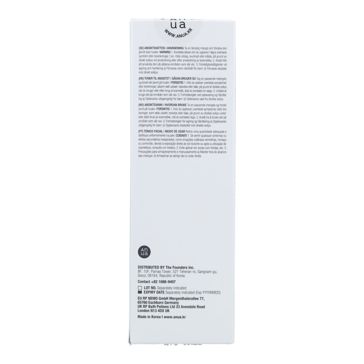 Tonique Visage Apaisant Heartleaf 77% Anua 250 ml