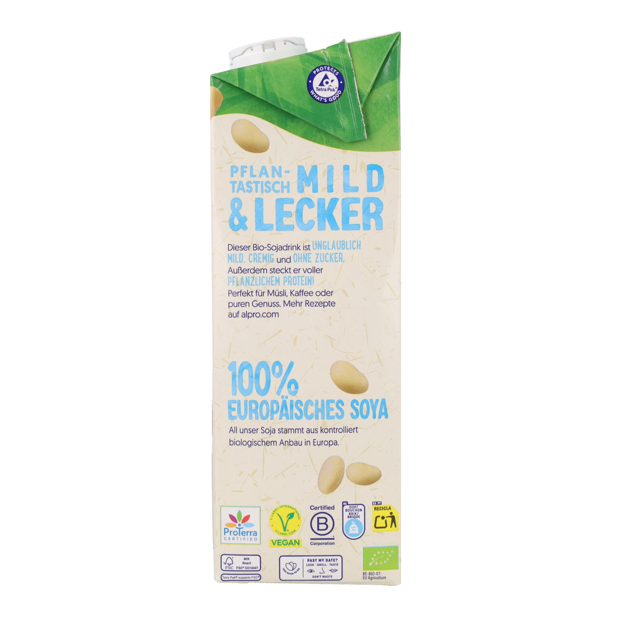 Boisson au Soja 0% Sucres Alpro Bio 1L
