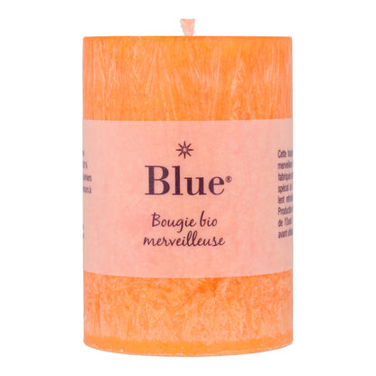 Bougies stéarine petites couleurs assorties 56 x 80 mm 174 g Bleu 6 unités