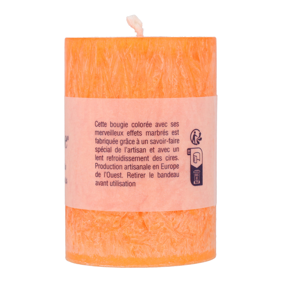 Bougies stéarine petites couleurs assorties 56 x 80 mm 174 g Bleu 6 unités