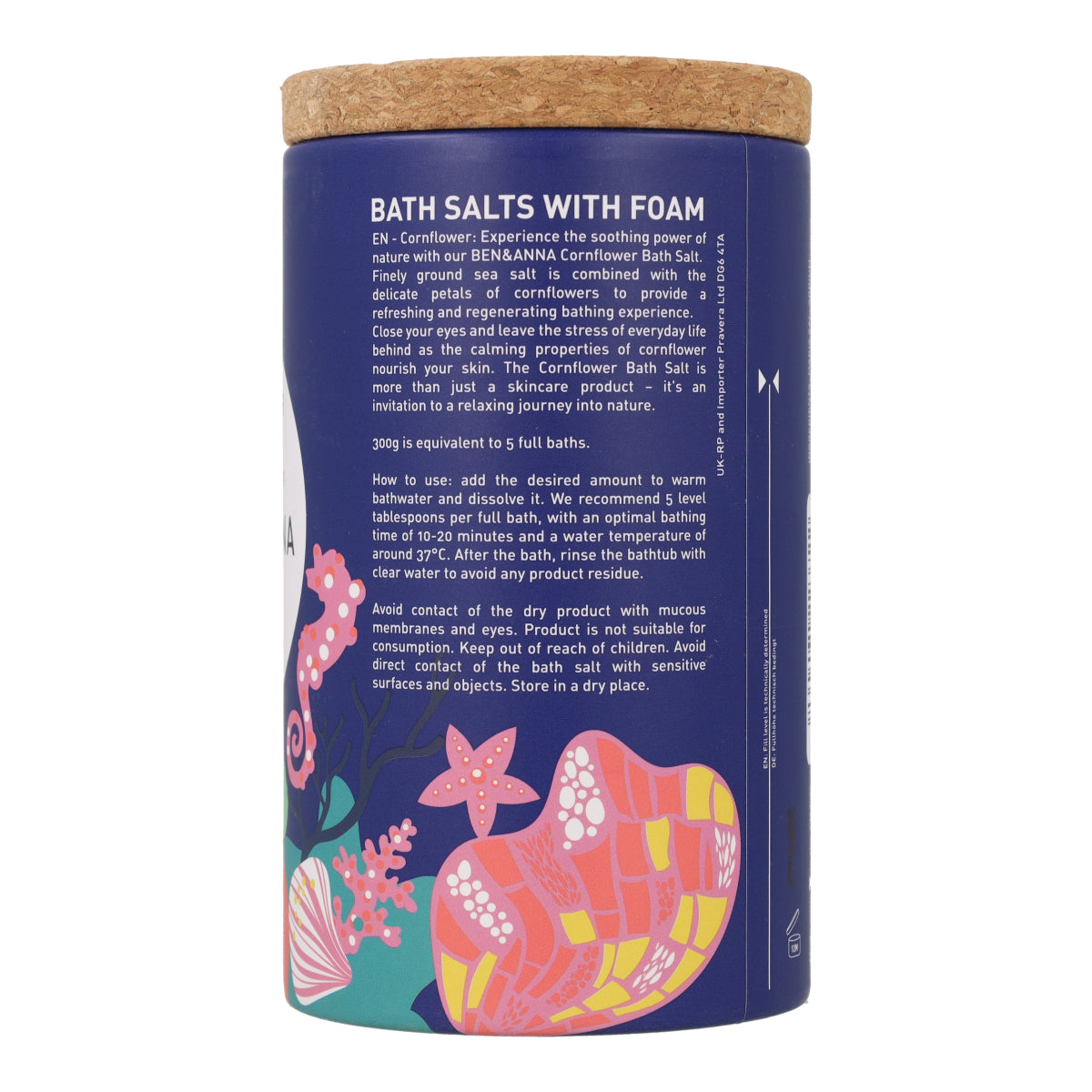 Sels de bain Bleuet Ben&Anna 300 g