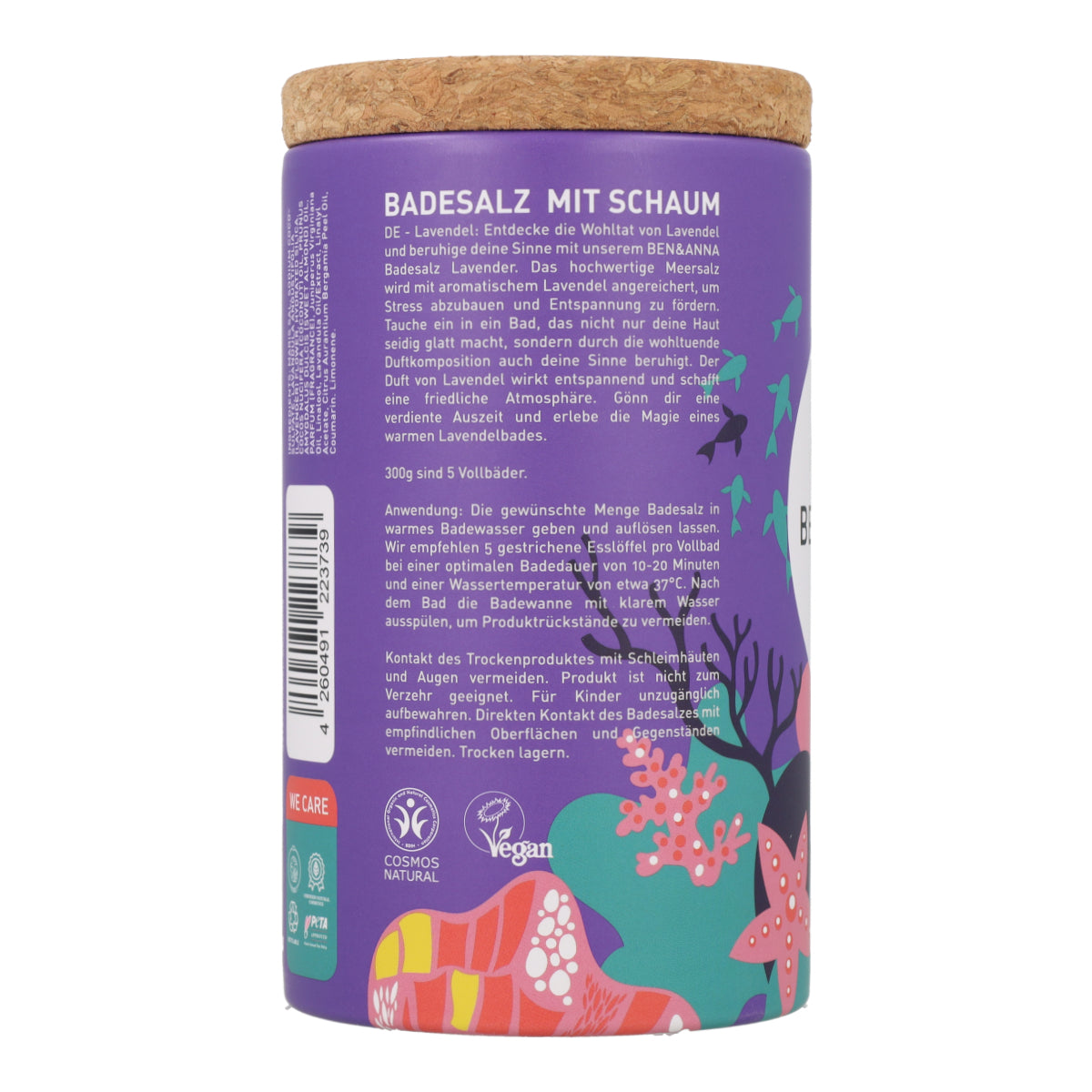 Sels de bain Lavande Ben&Anna 300 g