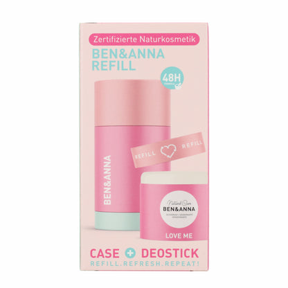 Déodorant Love Me Rechargeable et recharge Ben&Anna 40 g
