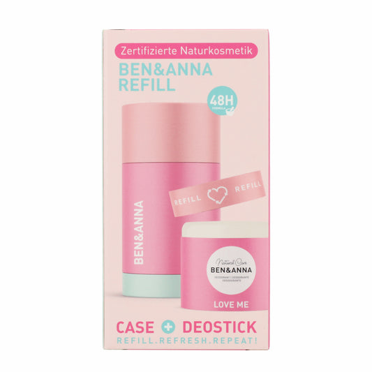 Déodorant Love Me Rechargeable et recharge Ben&Anna 40 g