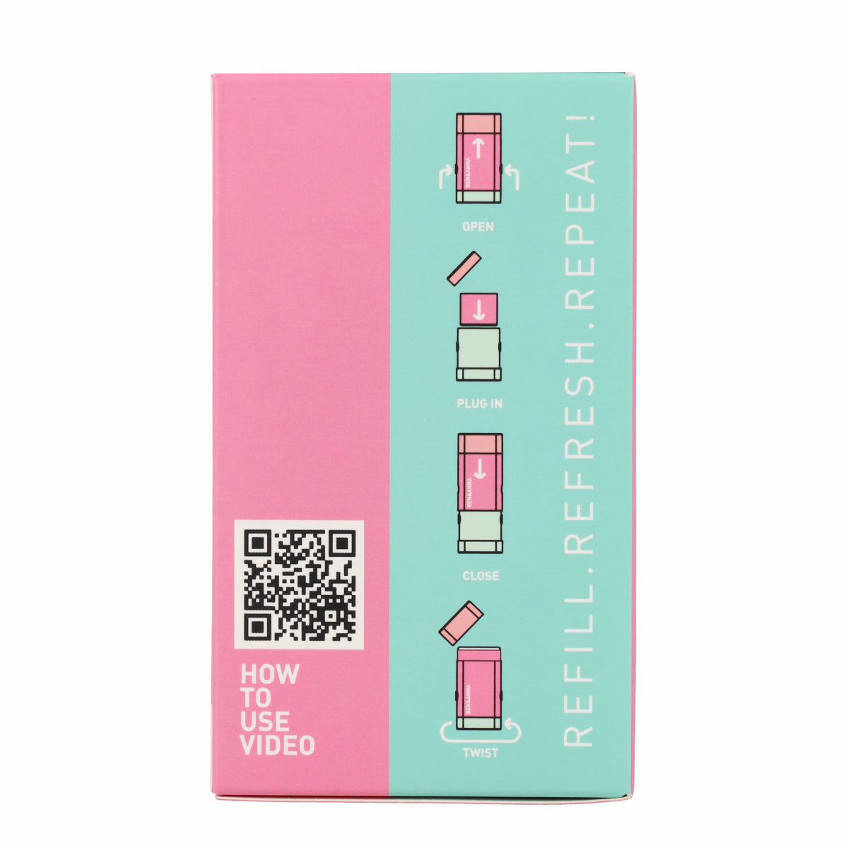 Déodorant Love Me Rechargeable et recharge Ben&Anna 40 g