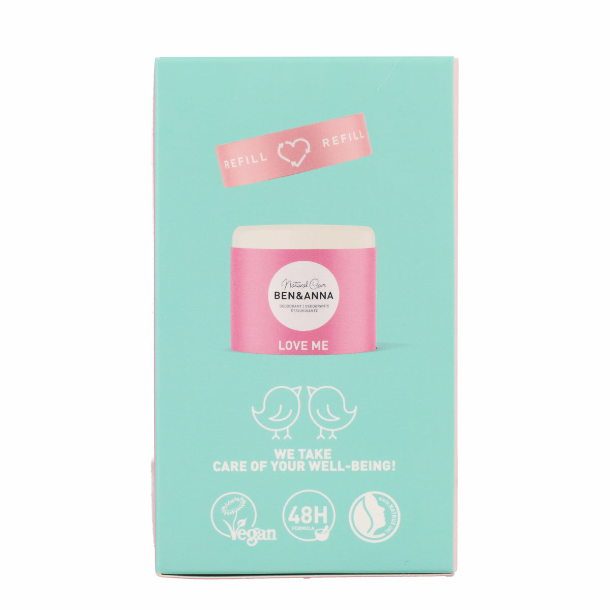 Déodorant Love Me Rechargeable et recharge Ben&Anna 40 g