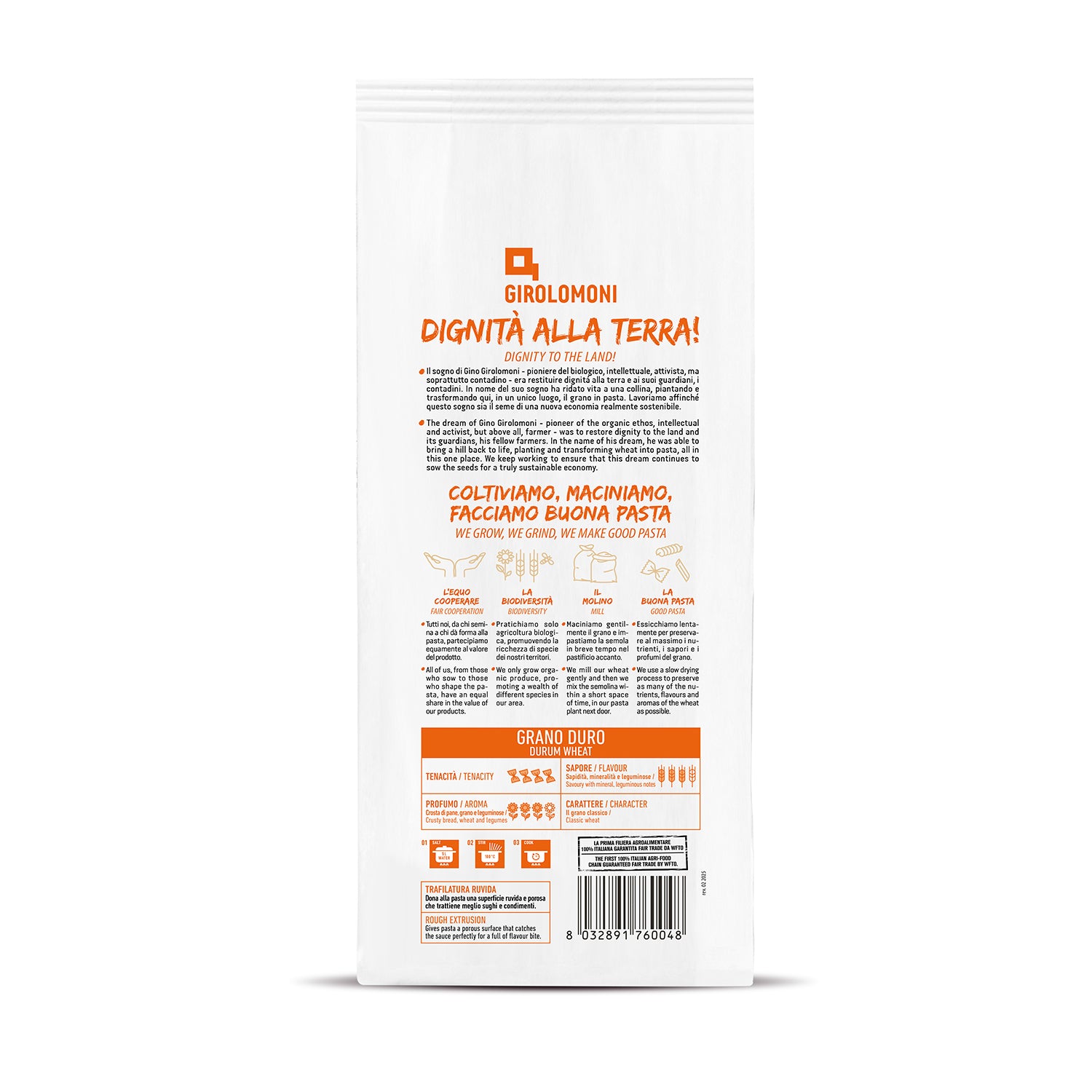 Penne rigate de trigo bio Girolomoni 500g