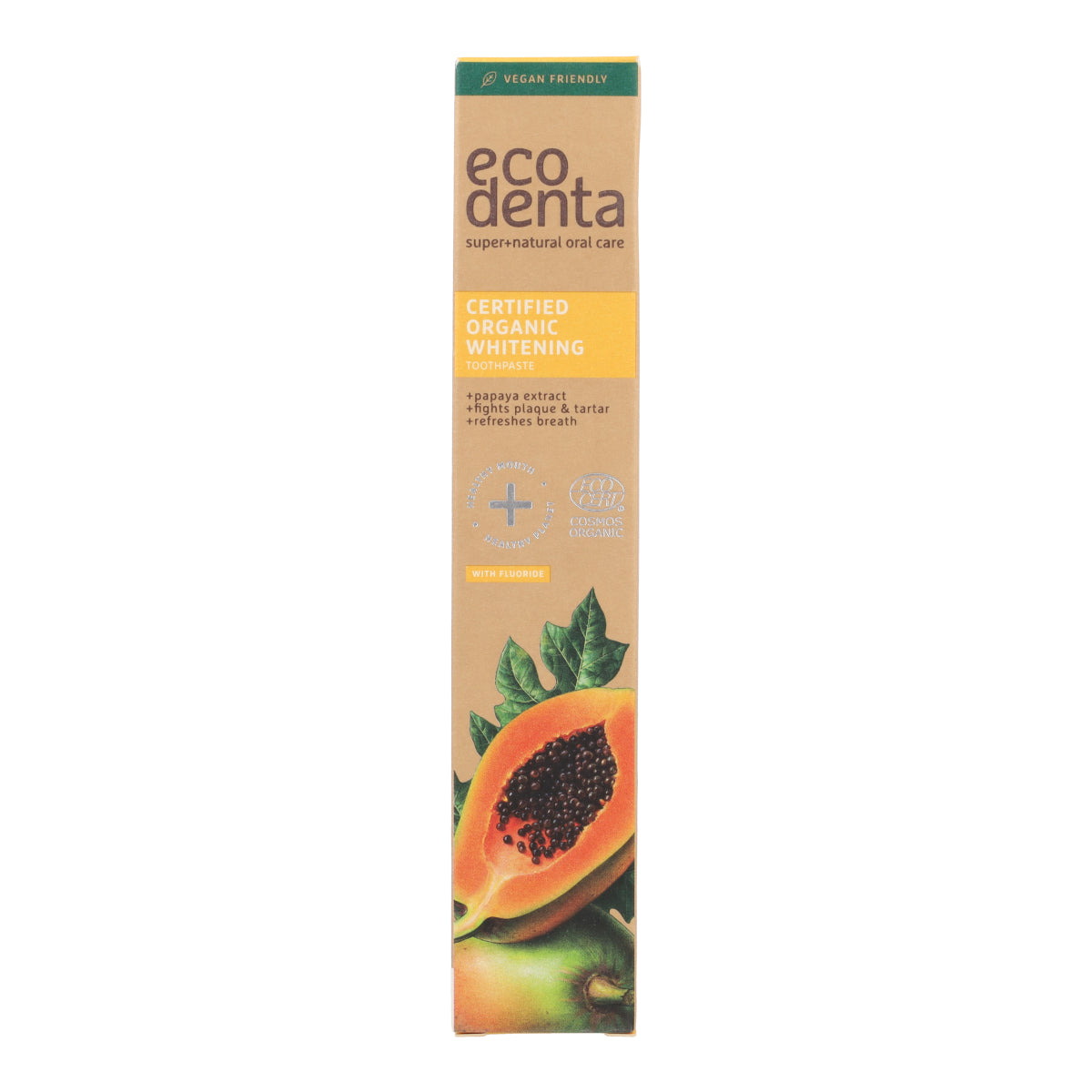 Pasta dental Blanqueadora con Extracto de Papaya Bio EcoDenta 75 ml