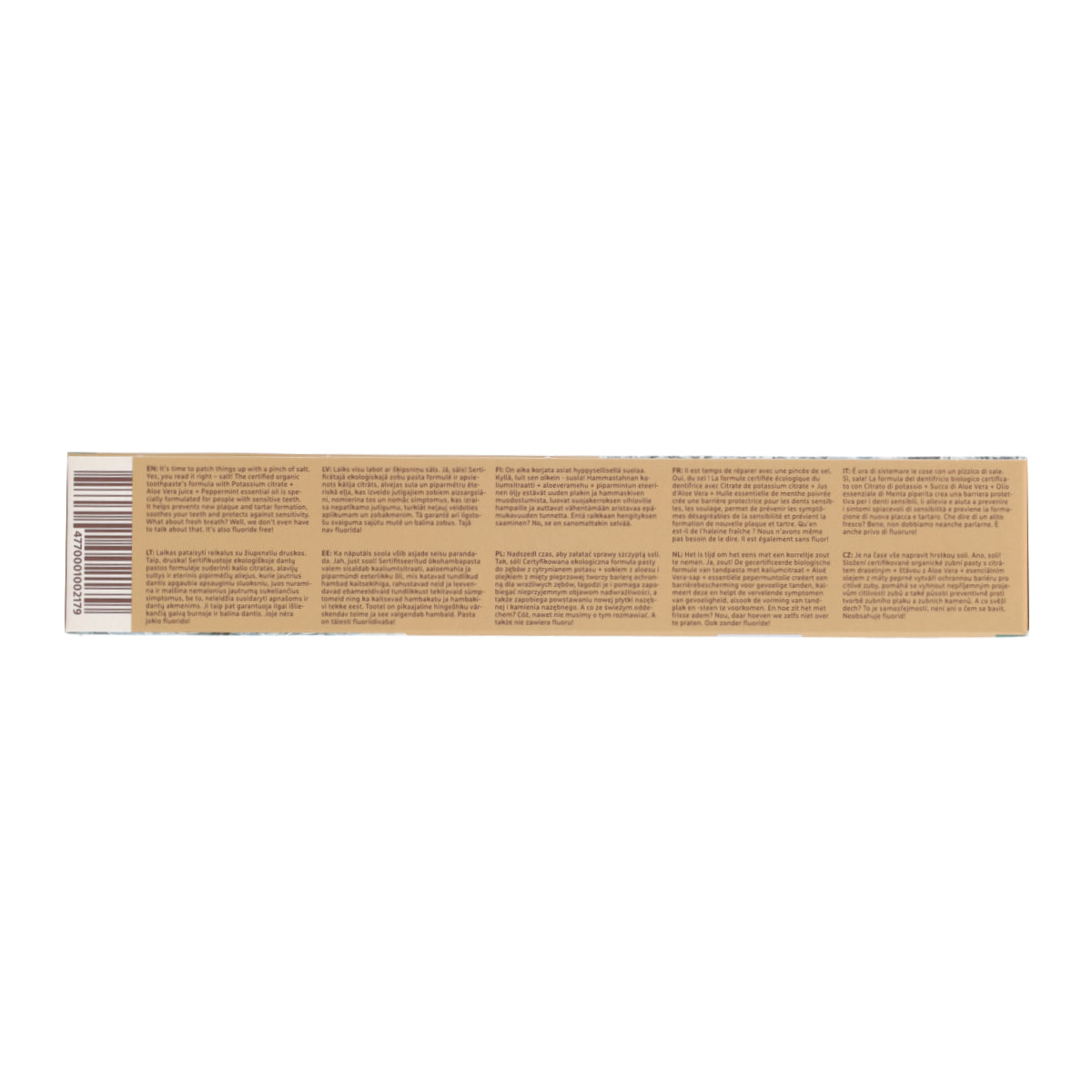 Pasta dental Alivio Sensibilidad con Sales Bio EcoDenta 75 ml