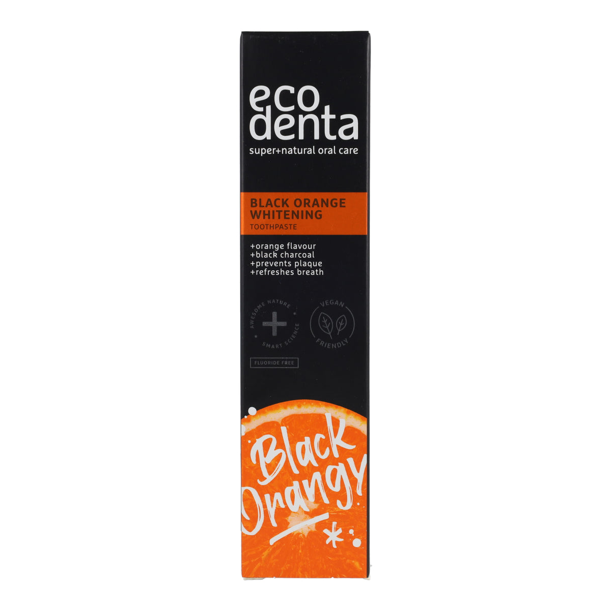 Dentifrice Noir Blanchissant saveur Orange EcoDenta 100 ml