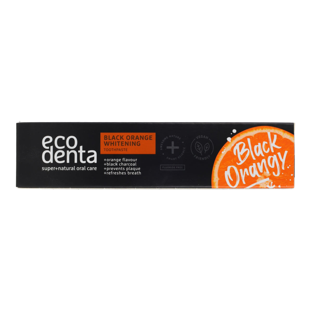 Dentifrice Noir Blanchissant saveur Orange EcoDenta 100 ml