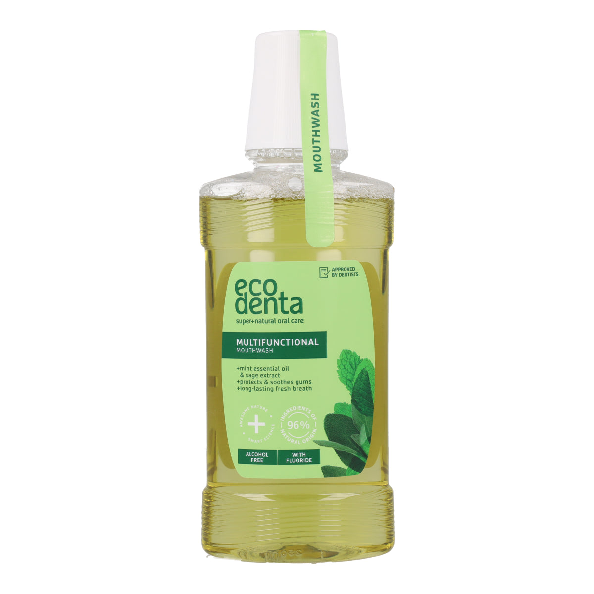 Bain de bouche multifonctionnel Menthe et Sauge EcoDenta 250 ml