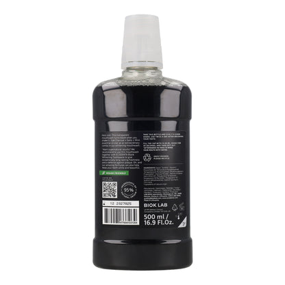 Bain de bouche blanchissant au charbon actif EcoDenta 500 ml