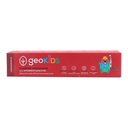 Pasta de dientes para niños con flúor Infantil Fresa Georganics 75 ml