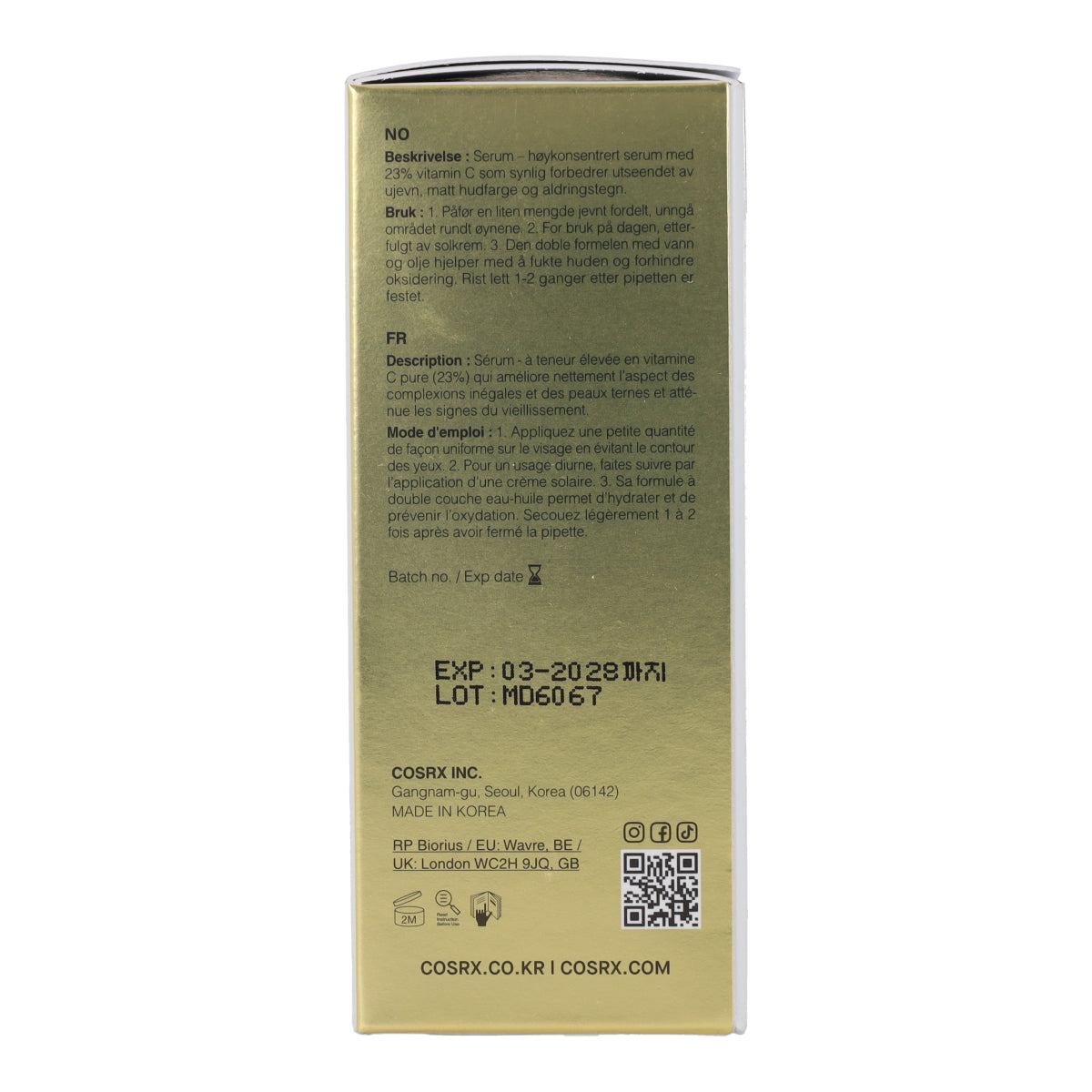 Sérum Vitamine C 23 Cosrx 20g