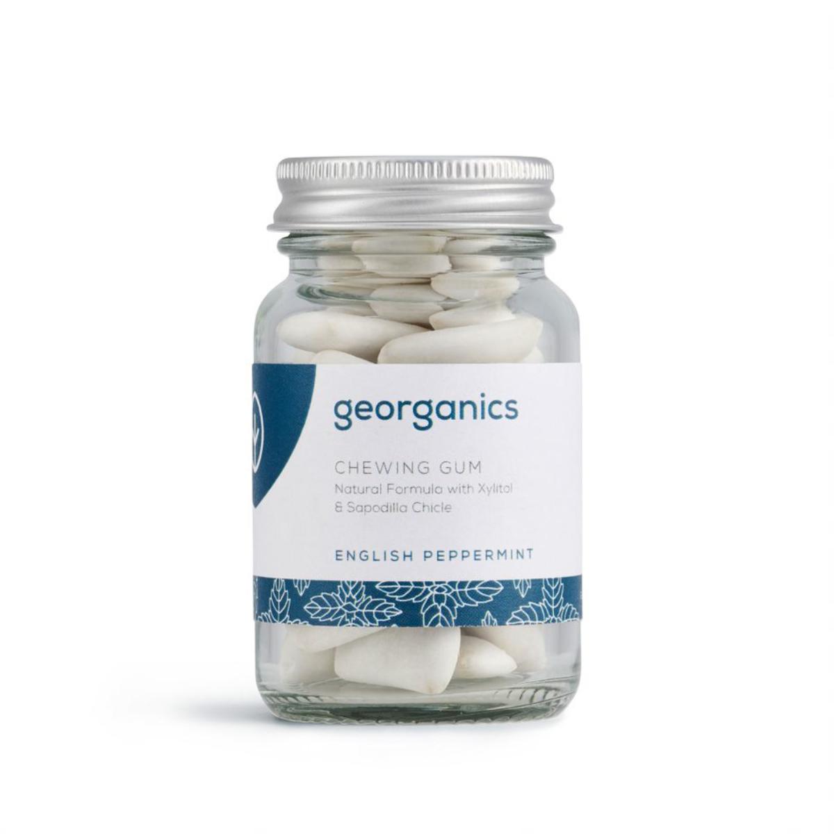 Chicle natural menta Georganics 30 unidades