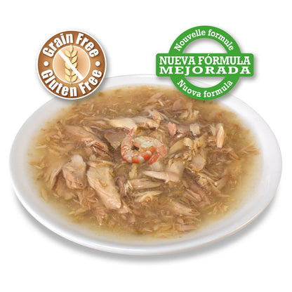 Atún blanco y gambas en salsa Arquivet 80 g Comida húmeda para gatos