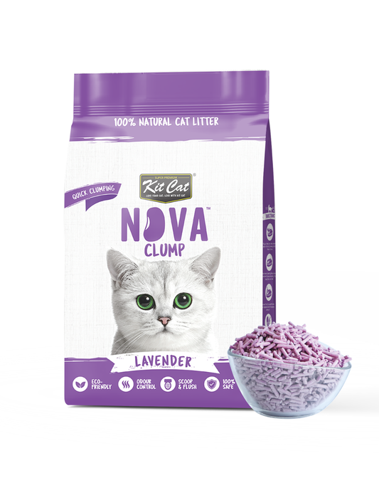 Kit Cat Arena Eco SoyaClump - Lavender 7 L Litière pour chat