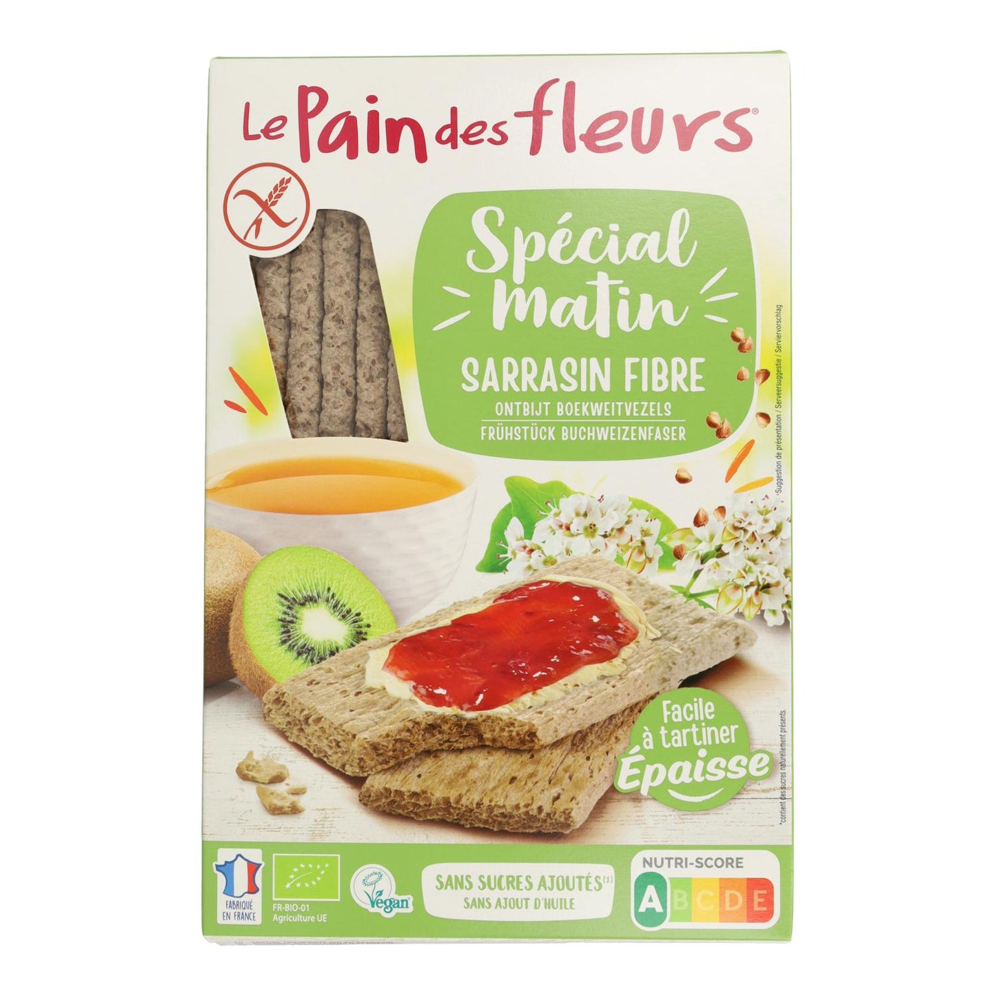 Tostadas de Trigo Sarraceno especial mañanas BIO Le Pain de Fleurs 230 g