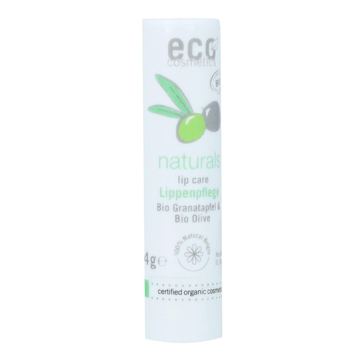 Bálsamo labial con  granada y oliva Eco cosmetics 4 g