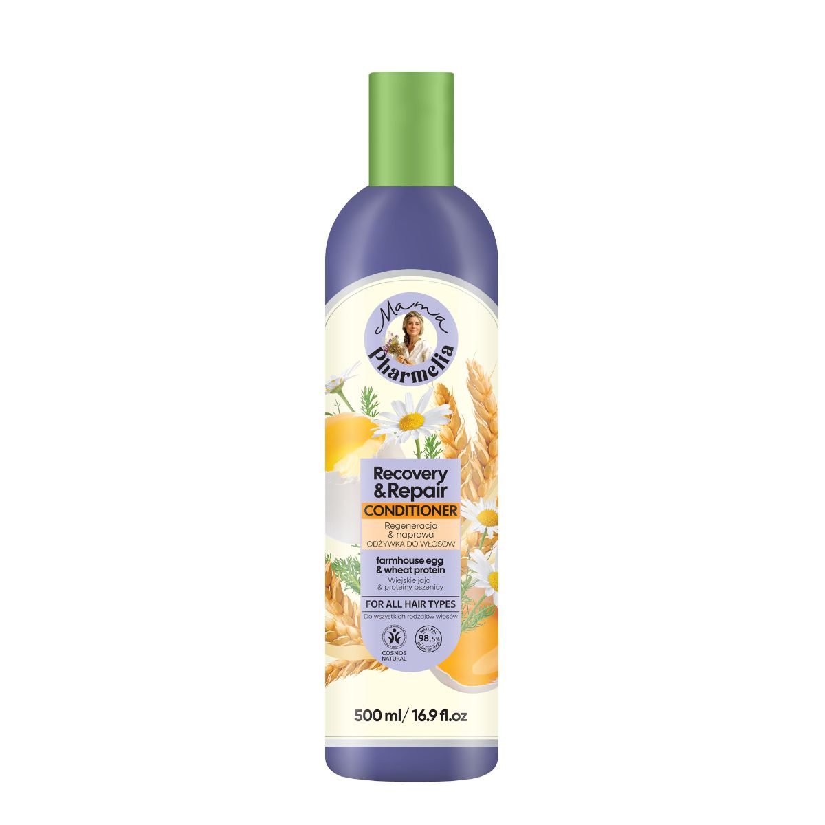Acondicionador Repara y Recupera con Huevo de Granja y Proteína de Trigo, Mama Pharmelia, 500ml