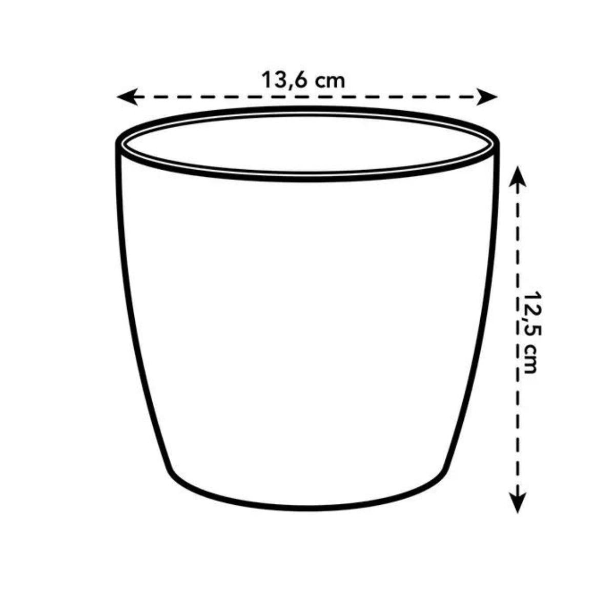 Macetero reciclado Coffee Collection Round Elho 18 cm