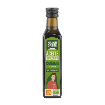 Huile de chanvre bio, NaturGreen 250 ml