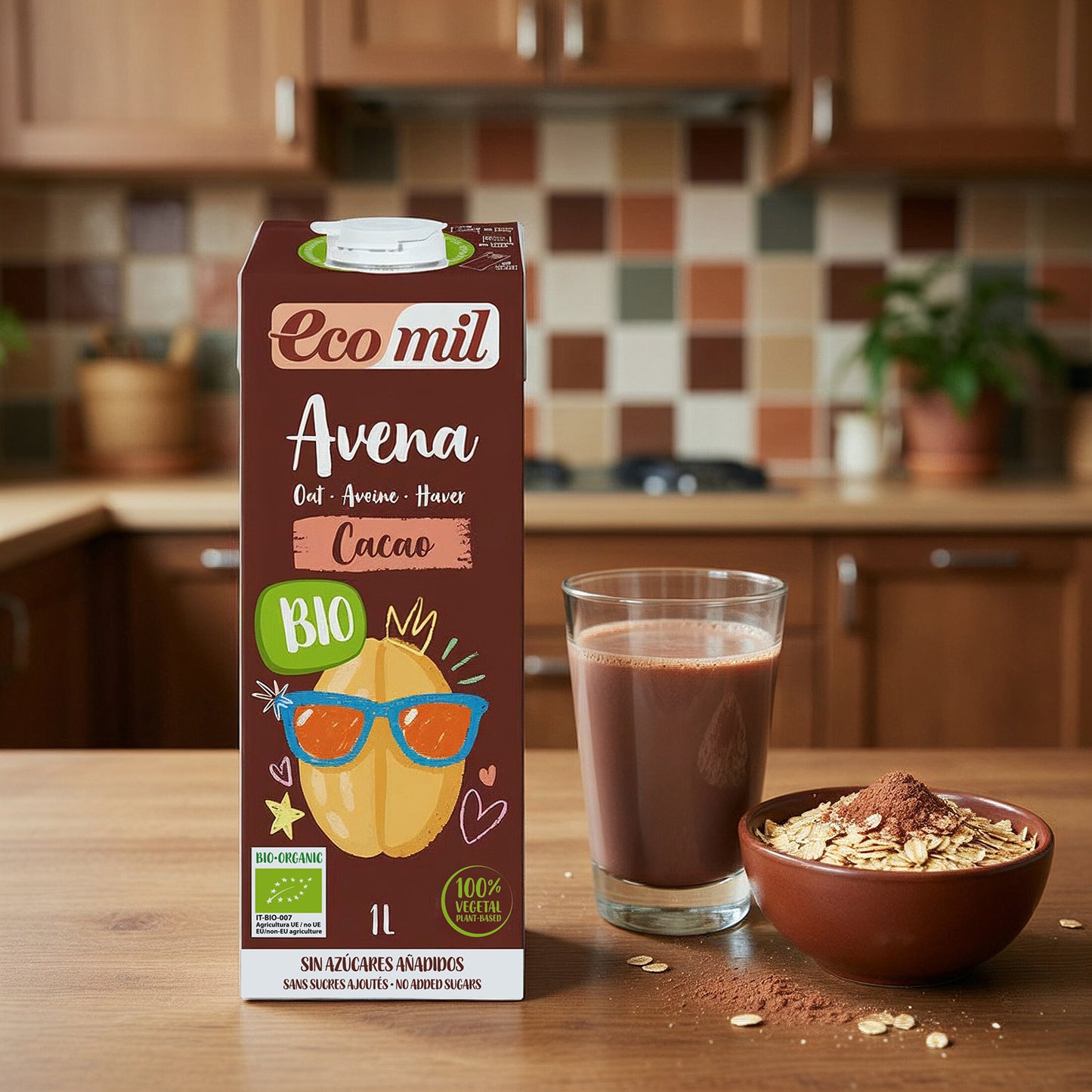 Boisson à l'avoine et au cacao bio NaturGreen 1 L
