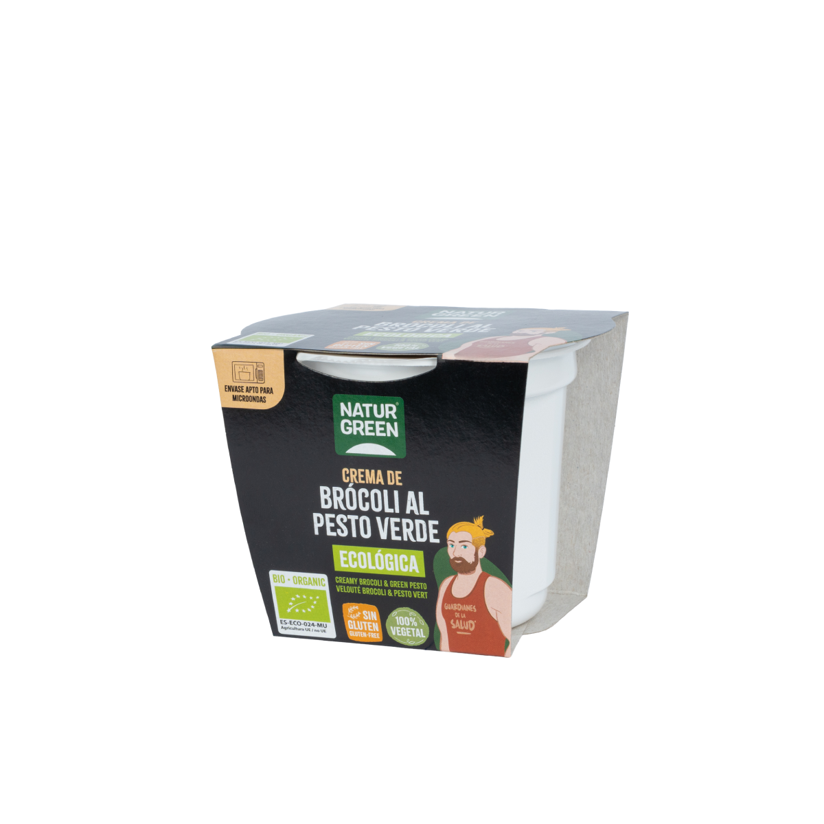 Crème de brocoli au pesto vert Naturgreen, 310 g