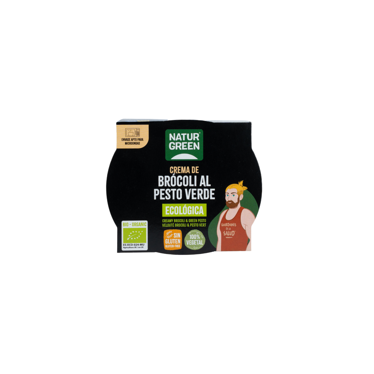 Crème de brocoli au pesto vert Naturgreen, 310 g
