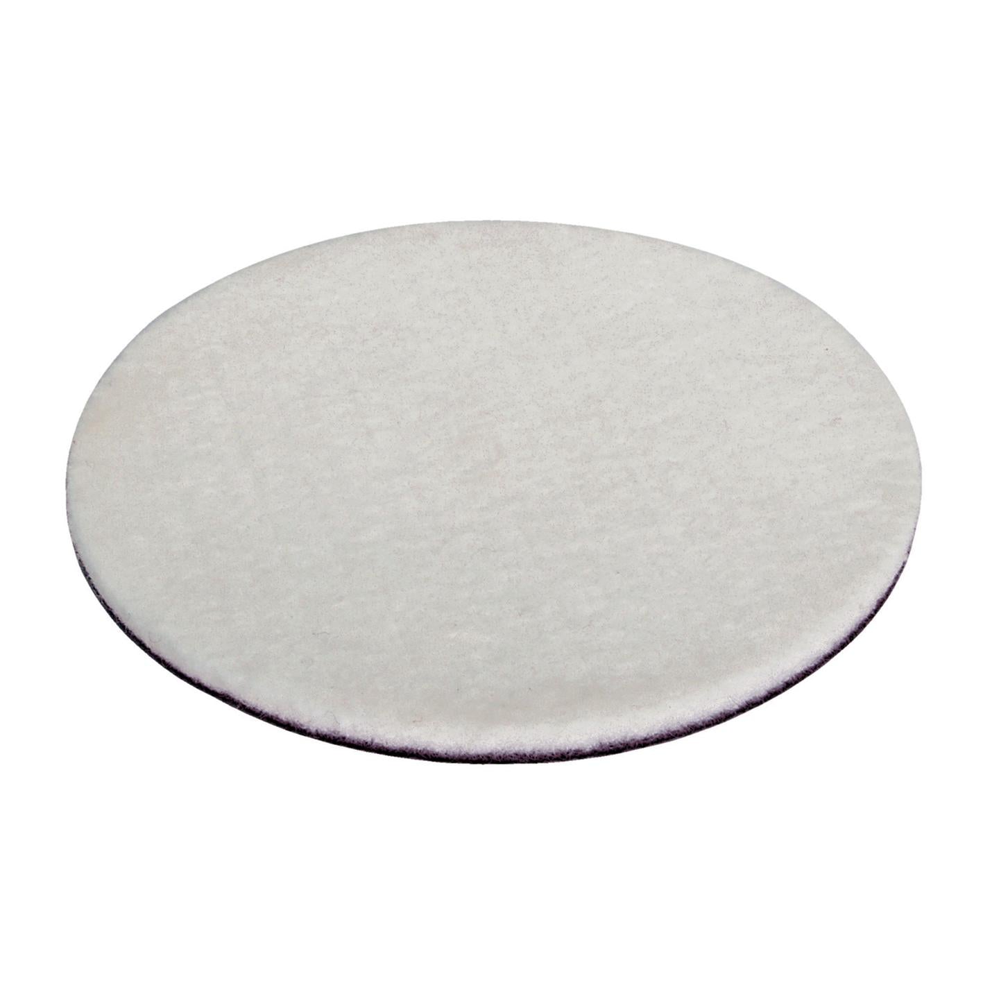 Wolfcraft 2208000 - 1 disco de pulir de fieltro adhesivo Ø 125 mm