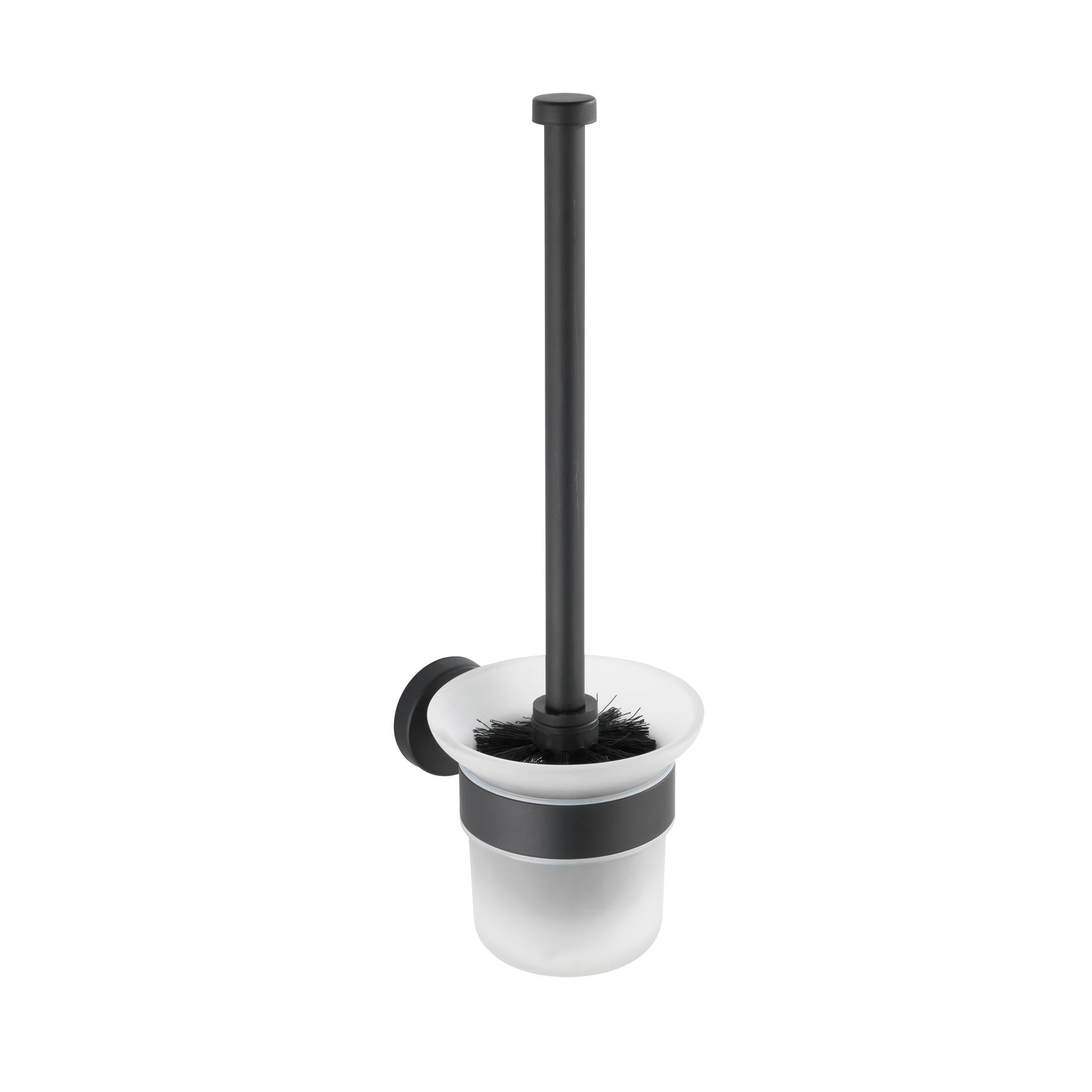 Escobillero de acero inoxidable Bosio negro mate Wenko