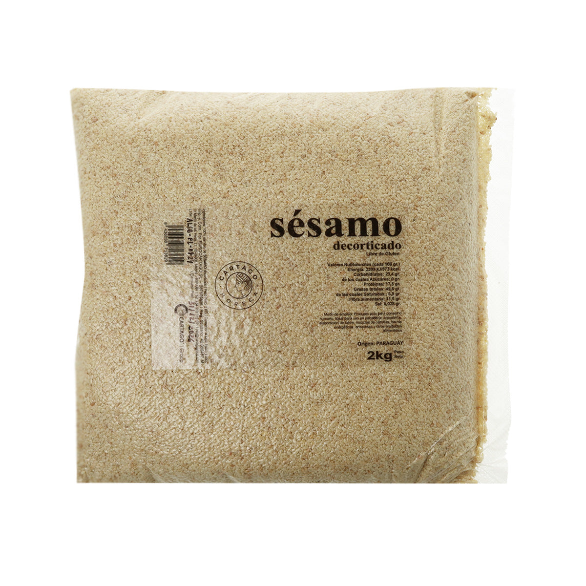 Sesamo Pelado 2Kg Cartago Horeca