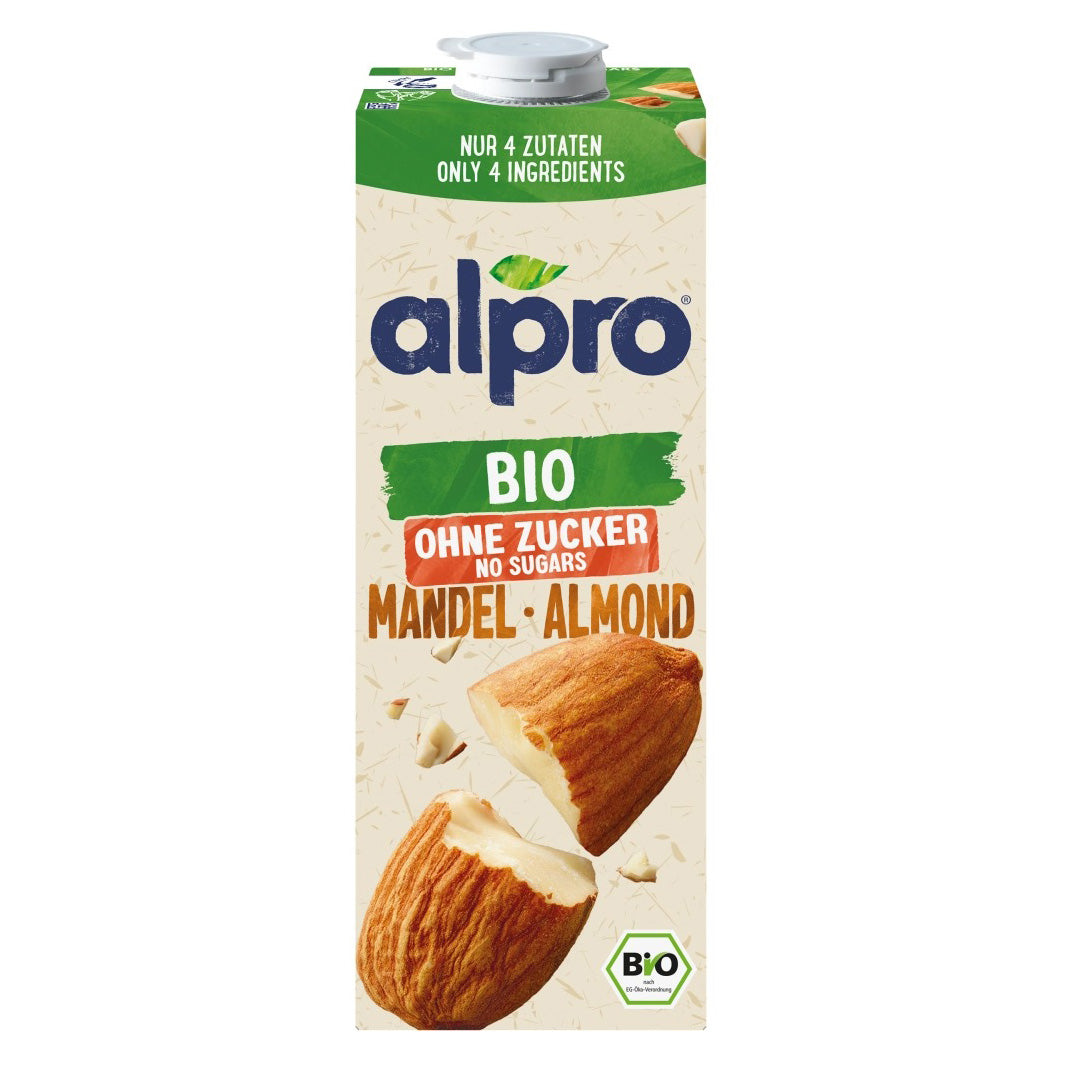 Boisson à l'amande 0% sucres Alpro Bio 1L