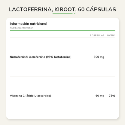 Información nutricional