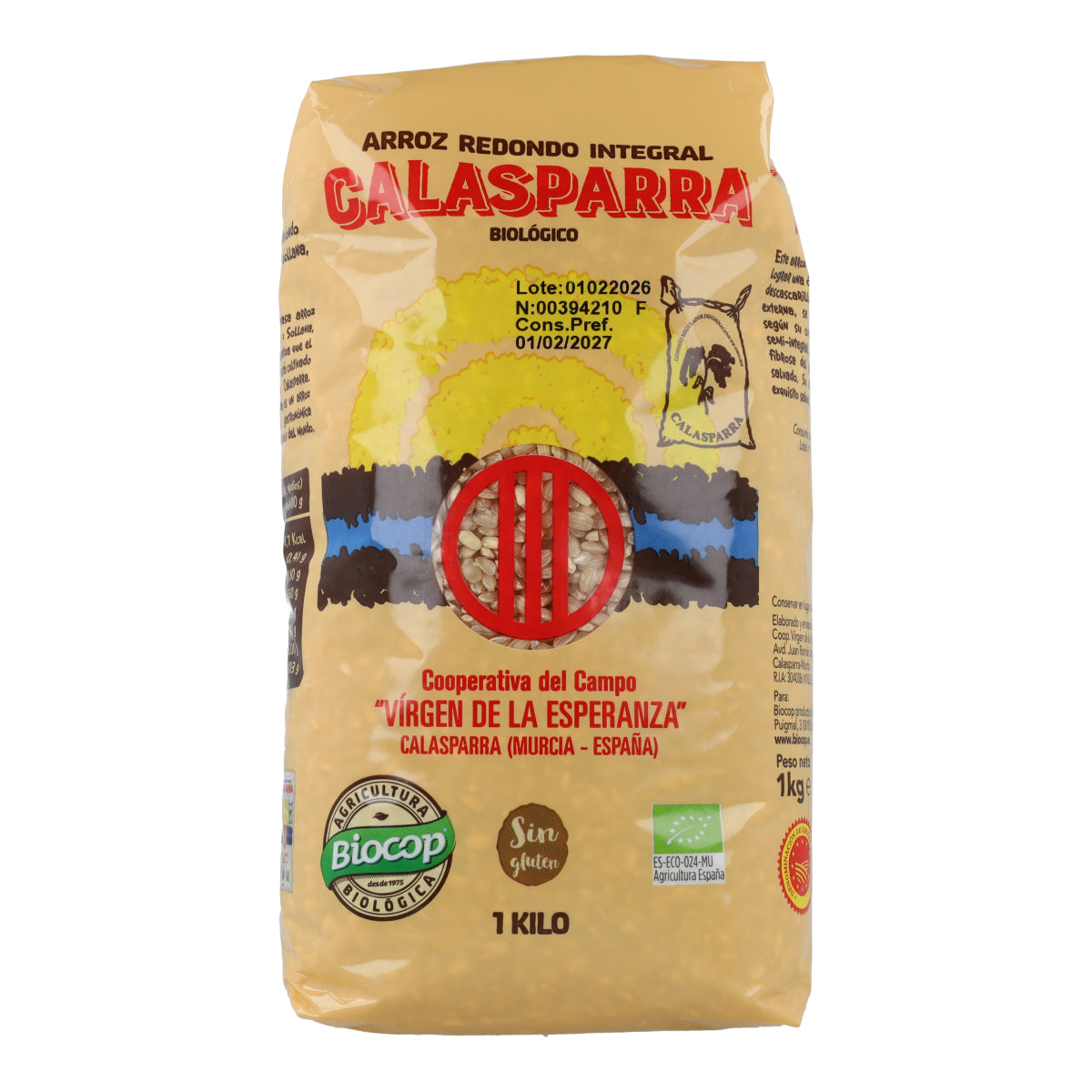 Riz complet Calasparra Biocop 1 kg
