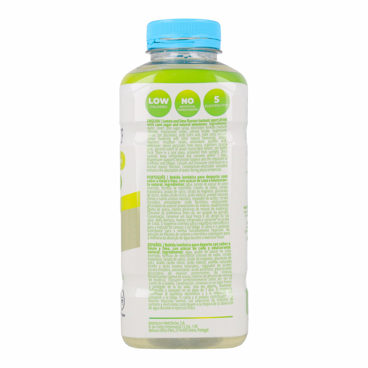 Boisson naturelle Électrolyte Citron Vert-Citron Pet The Gutsy Captain 600 ml