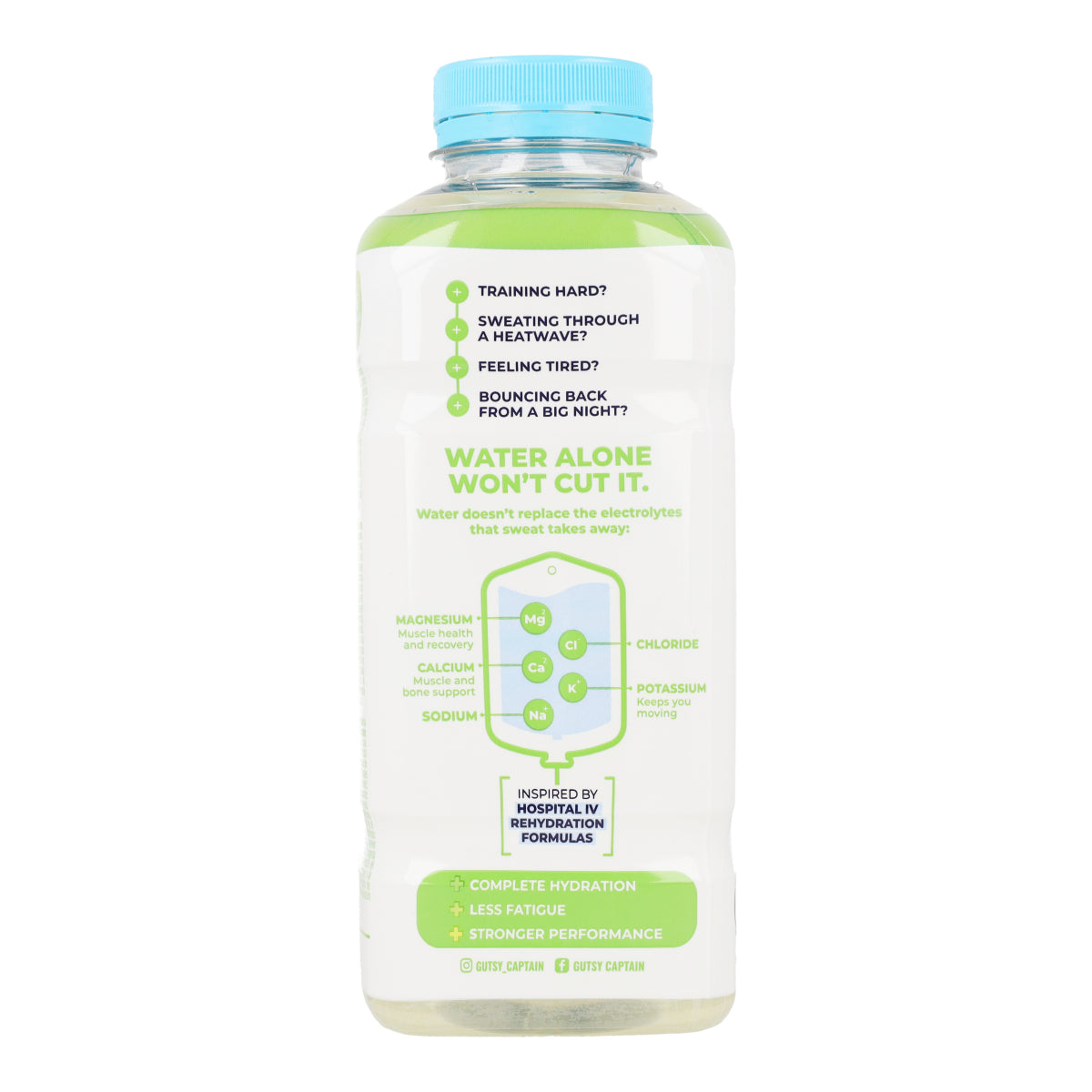 Boisson naturelle Électrolyte Citron Vert-Citron Pet The Gutsy Captain 600 ml
