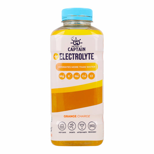 Boisson Naturelle Électrolyte Orange Pet The Gutsy Captain 600 ml