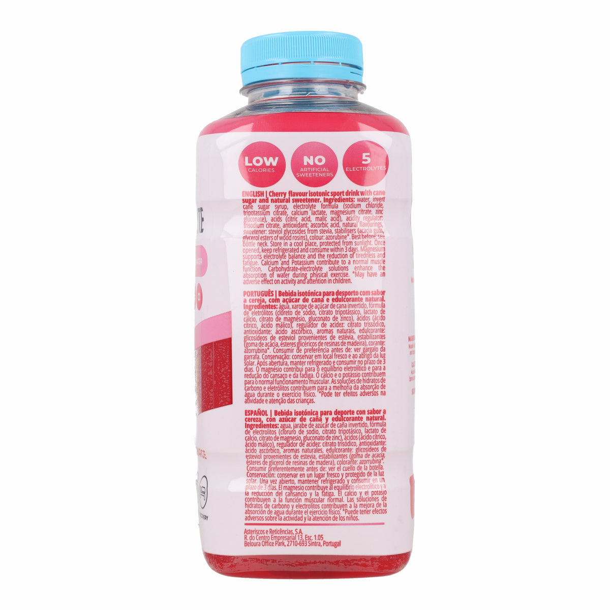 Boisson naturelle aux électrolytes Punch aux fruits Bouteille The Gutsy Captain 600 ml