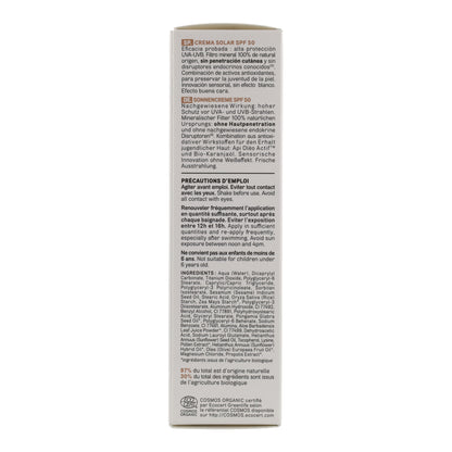 Crema facial color medio spf 50 Acorelle 50 ml