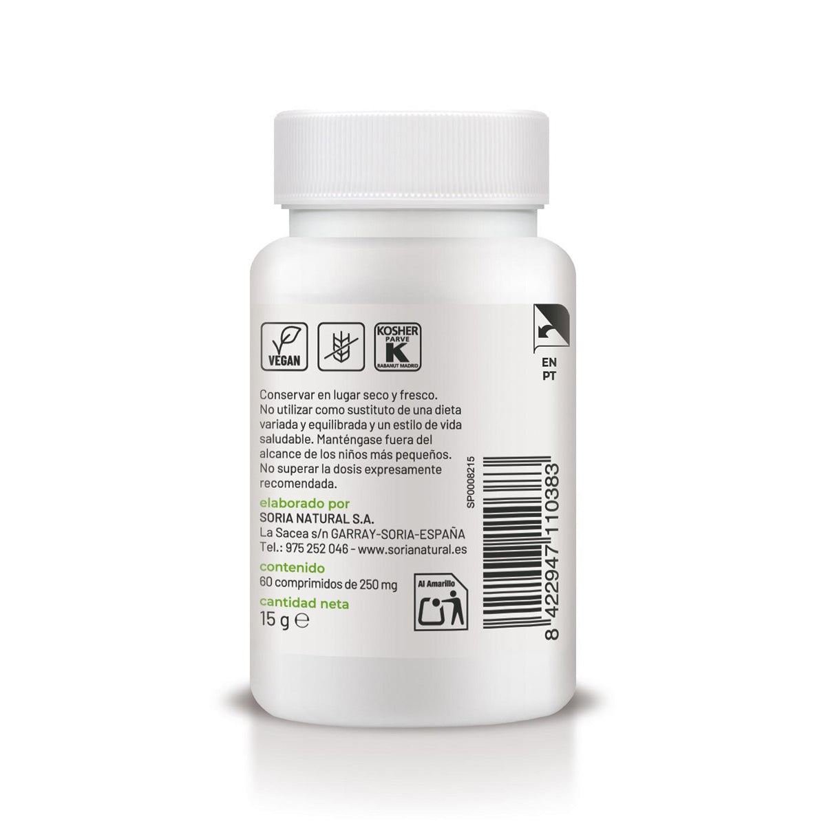 Vitamina A, Soria Natural, 60 comprimidos