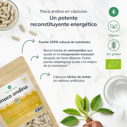 Maca BIO Planeta Huerto 150 Cápsulas