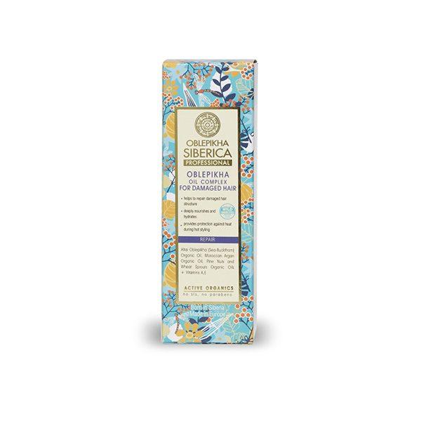 Complejo de aceites Oblepikha para cabellos dañados, 50 ml