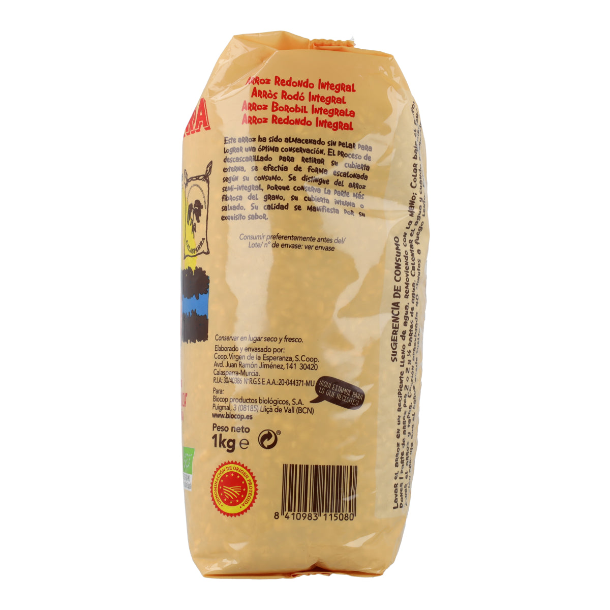 Riz complet Calasparra Biocop 1 kg
