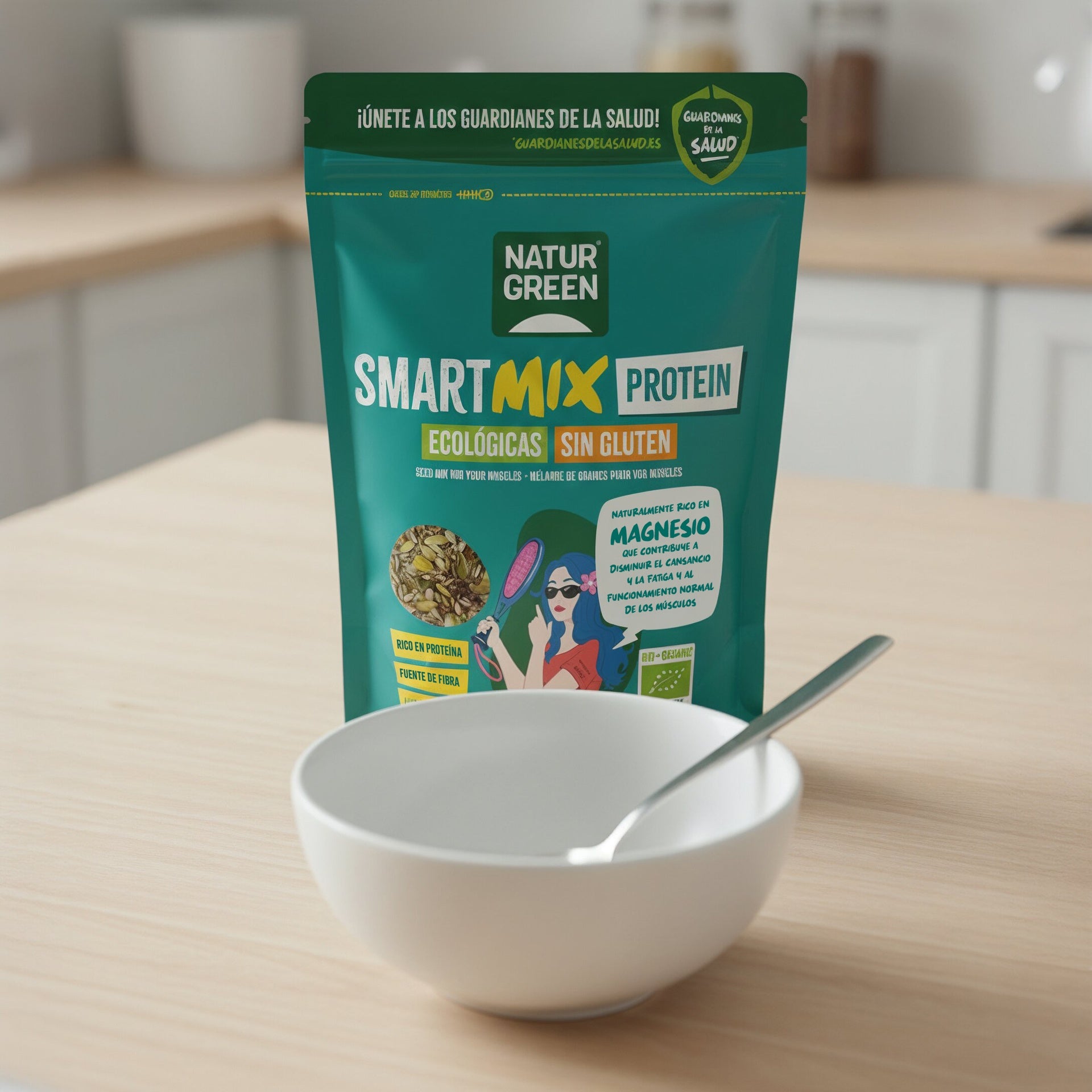 Mezcla de Semillas SmartMix Protein Bio NaturGreen 175 g
