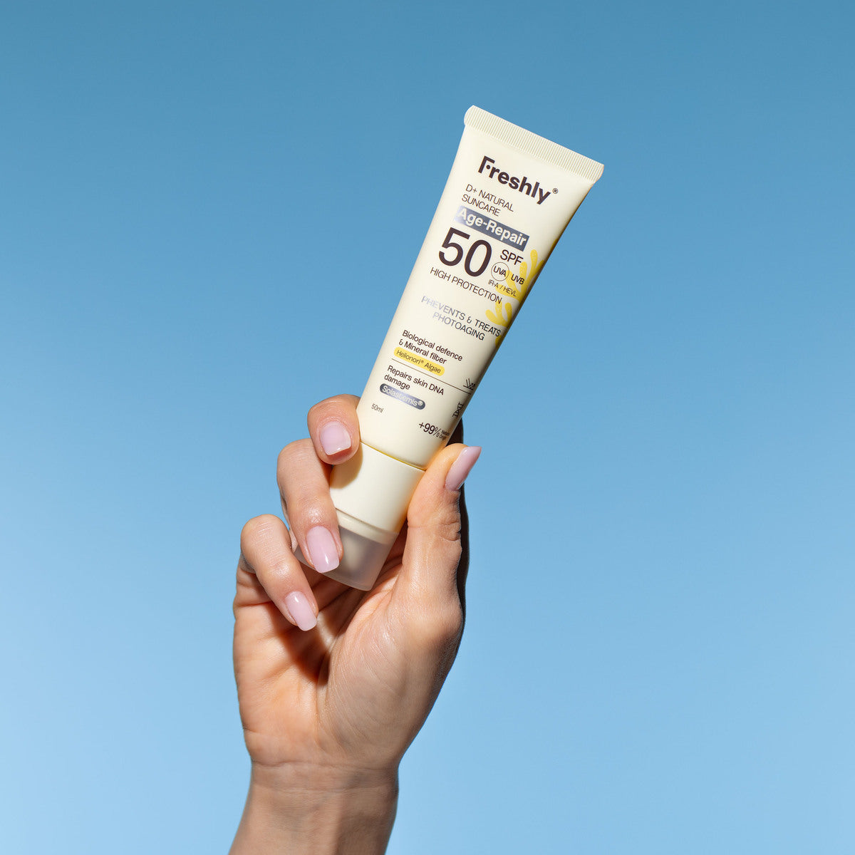 D+ Natural Suncare Age-Repair SPF50 Freshly Cosmetics 50ml