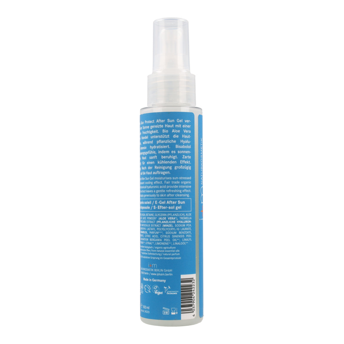 Gel après-soleil Soin naturel I+M 100 ml