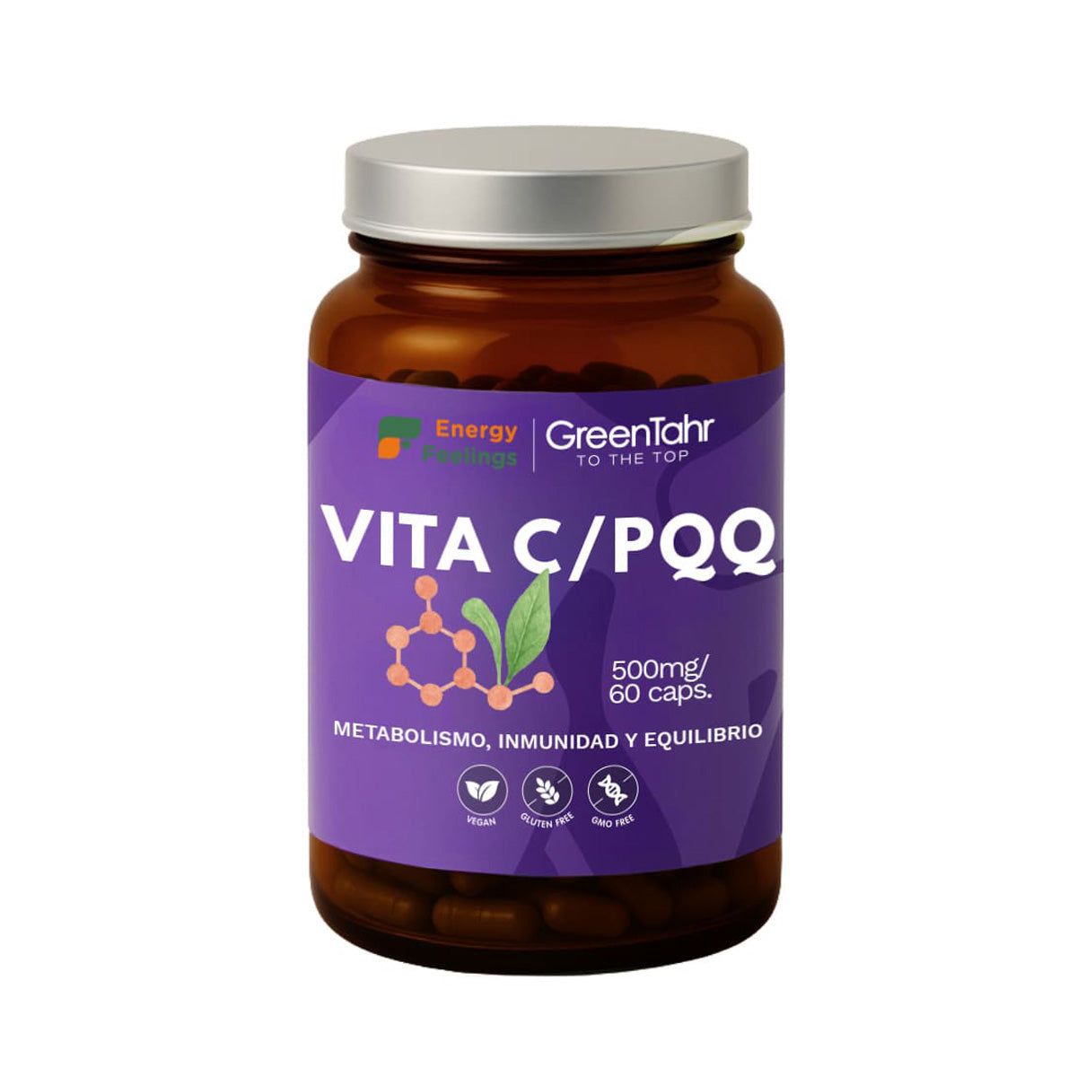 PQQ + VITA C Energy Feelings 60 cápsulas