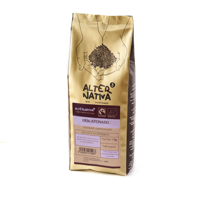 Café Descafeinado en Grano BIO Alternativa3 1 kg